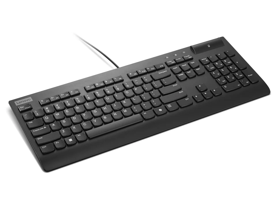 Lenovo Smartcard Wired II Keyboard Black, German