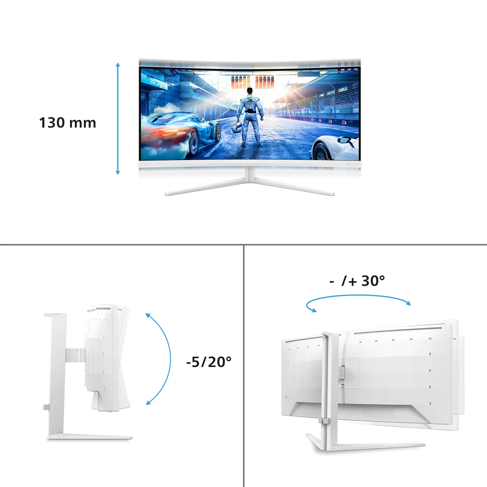 Philips 34M2C5501A/00 34" UWQHD VA 180Hz Curved Monitor