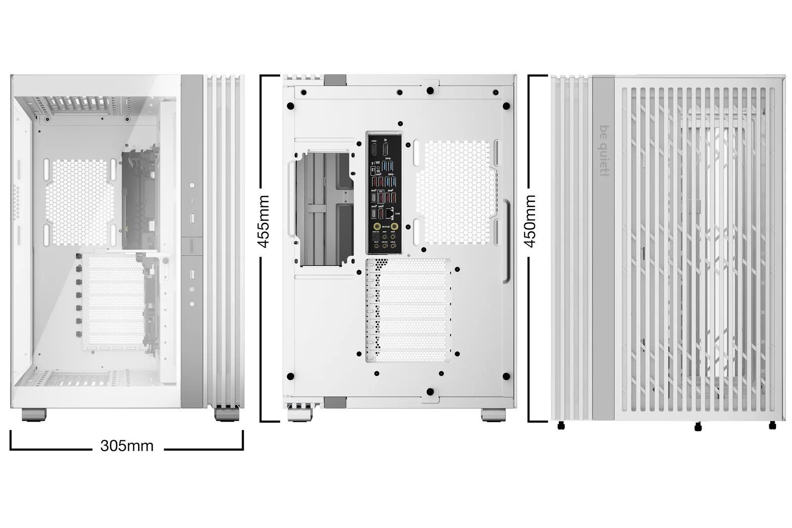 be quiet! LIGHT BASE 600 DX White PC Case