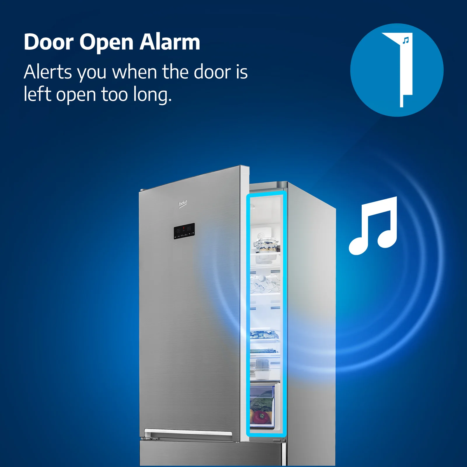 Beko BCFD4V73 262L Integrated Fridge Freezer