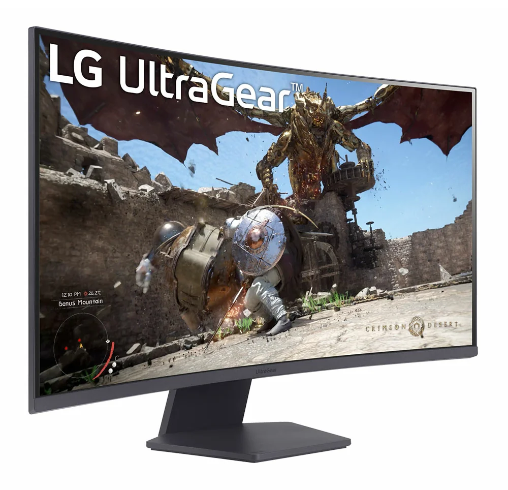 LG 32GS60QC-B 31.5" QHD VA 180Hz Curved Monitor