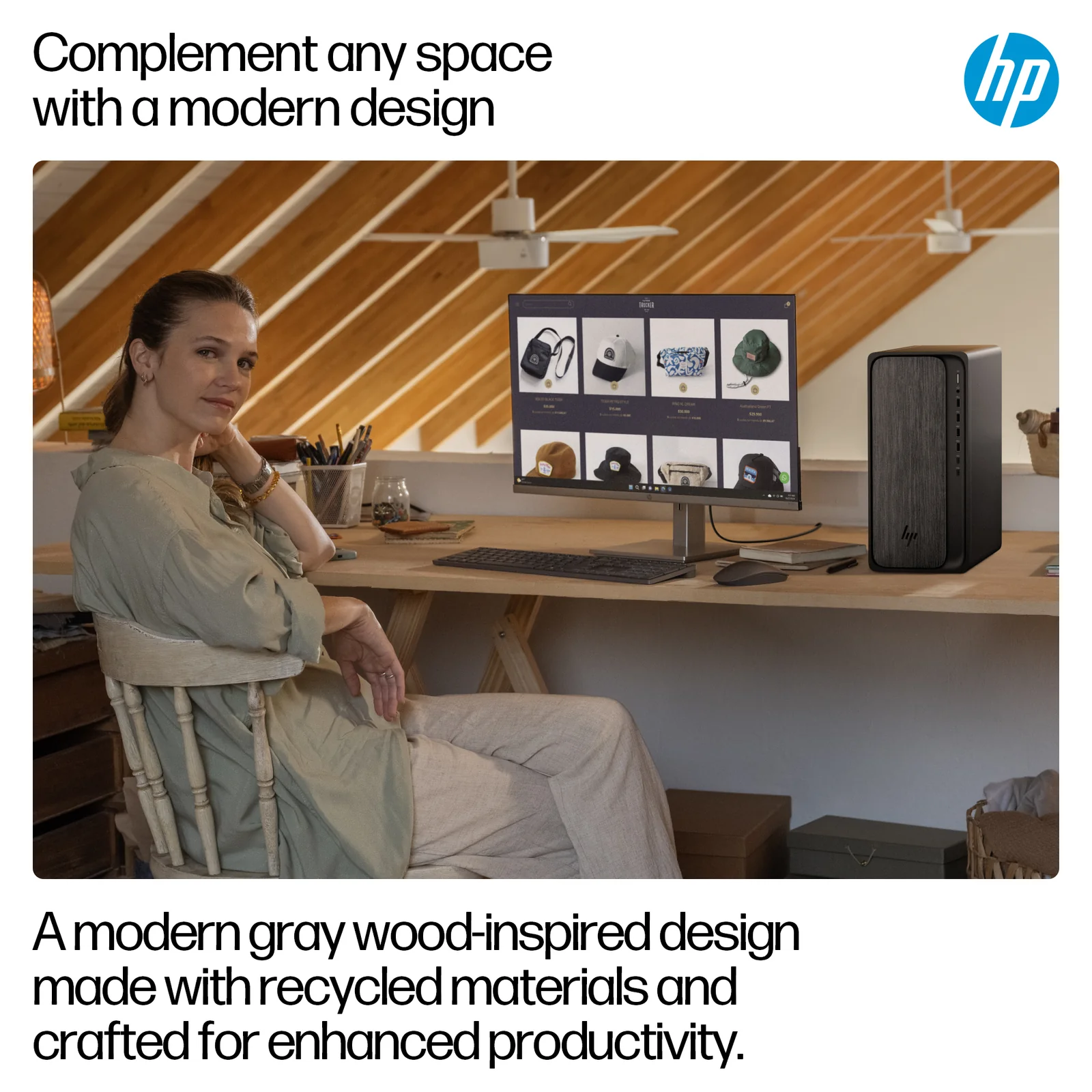 HP OmniDesk Desktop M02-0001sa, 16GB RAM, 512GB SSD