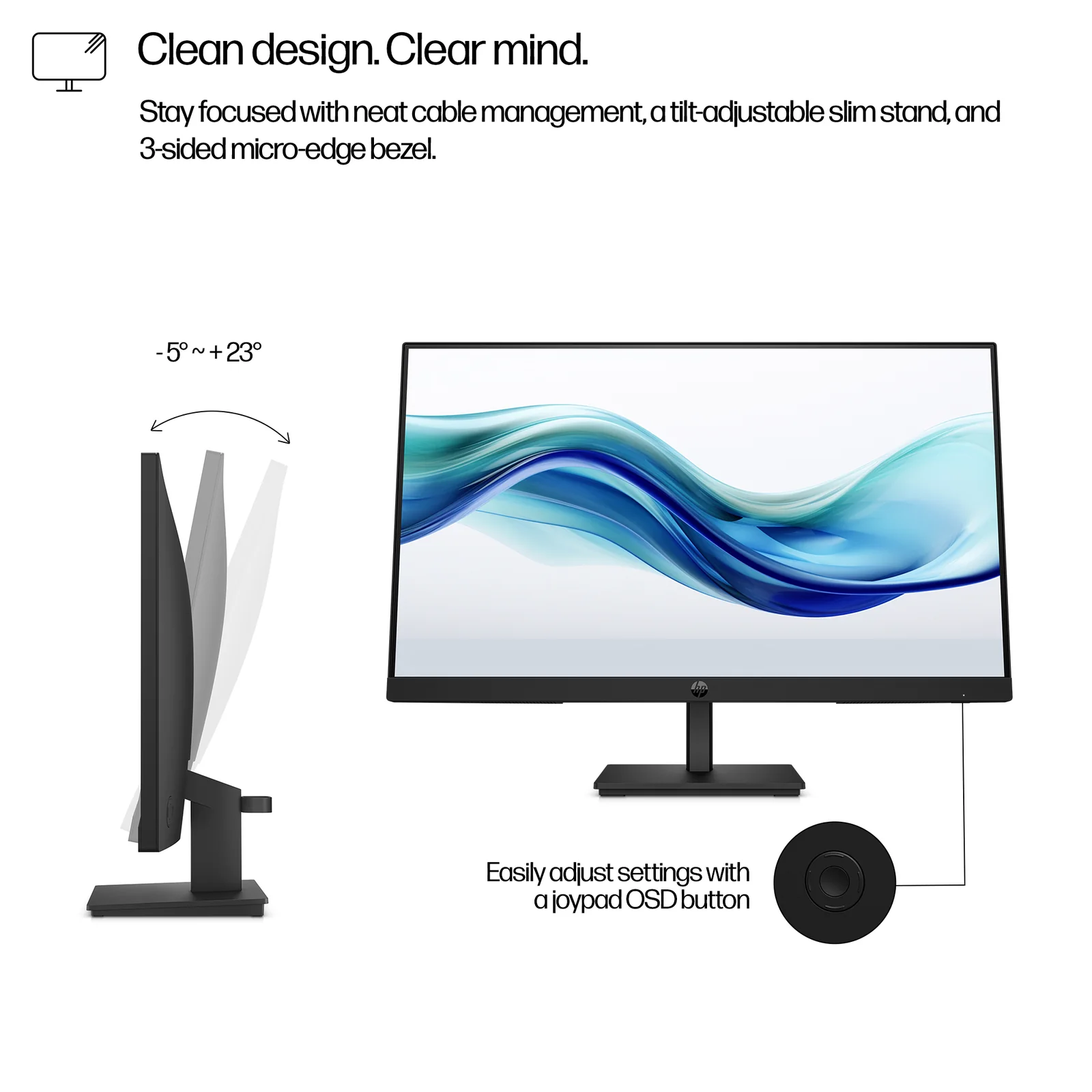 HP 324pf 23.8" Full HD IPS 100Hz Monitor