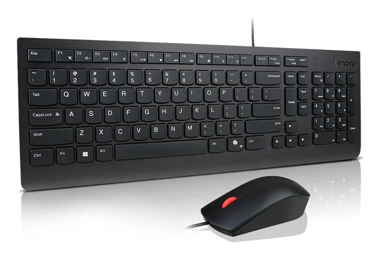 Lenovo Essential Wired Combo (ES 172) Keyboard Black, Spanish