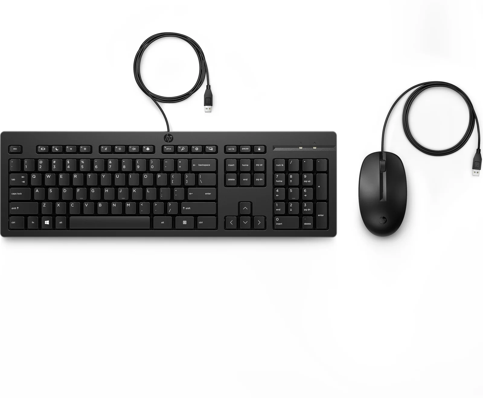 HP 225 Wired Mouse and Combo G2 Keyboard