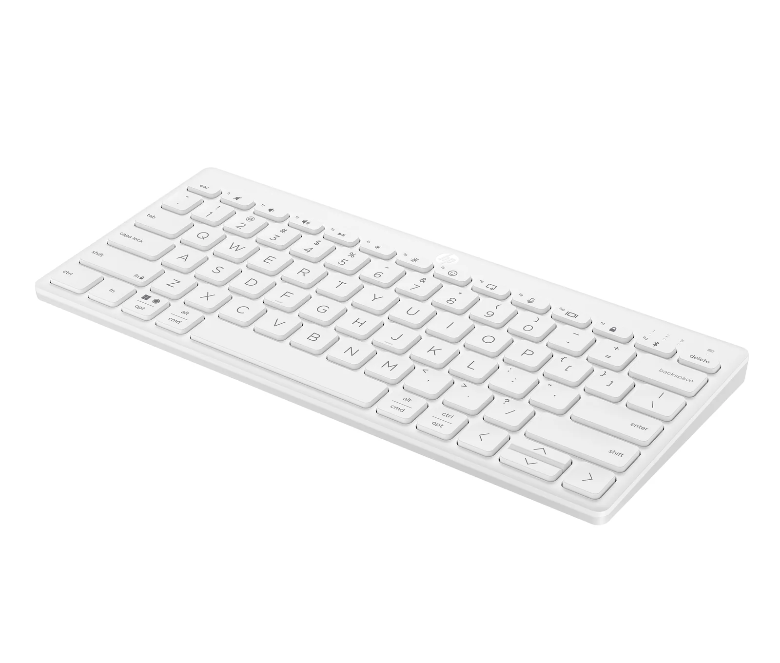 HP 350 White Compact Multi-Devic - Tastatur - Bluetooth 5 Keyboard