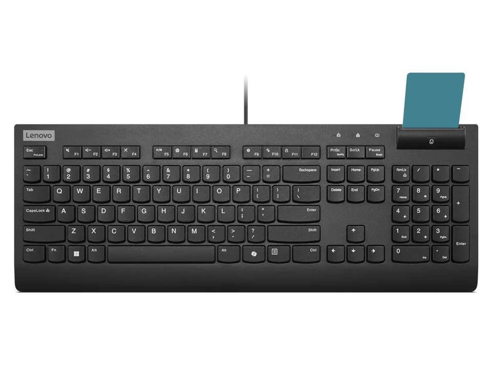 Lenovo Smartcard Wired II Keyboard Black, German