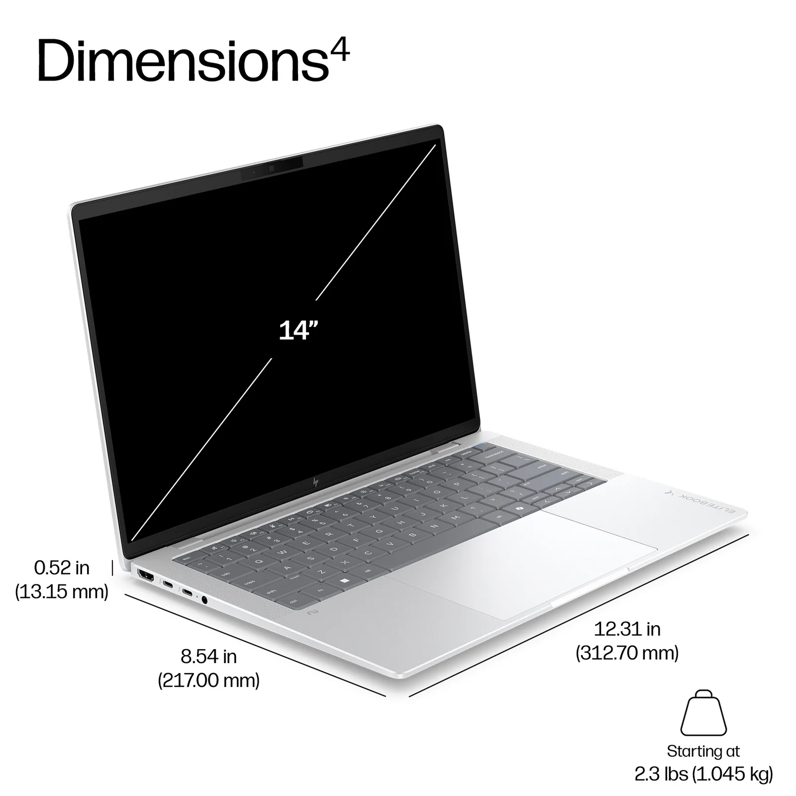 HP E15CYEA laptop 14", 32GB RAM, 1TB SSD
