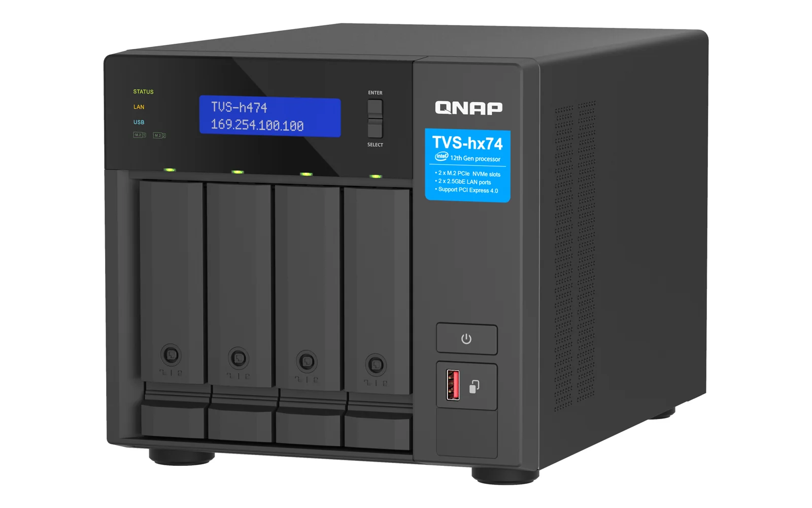 QNAP TVS-H474 4-Bay NAS