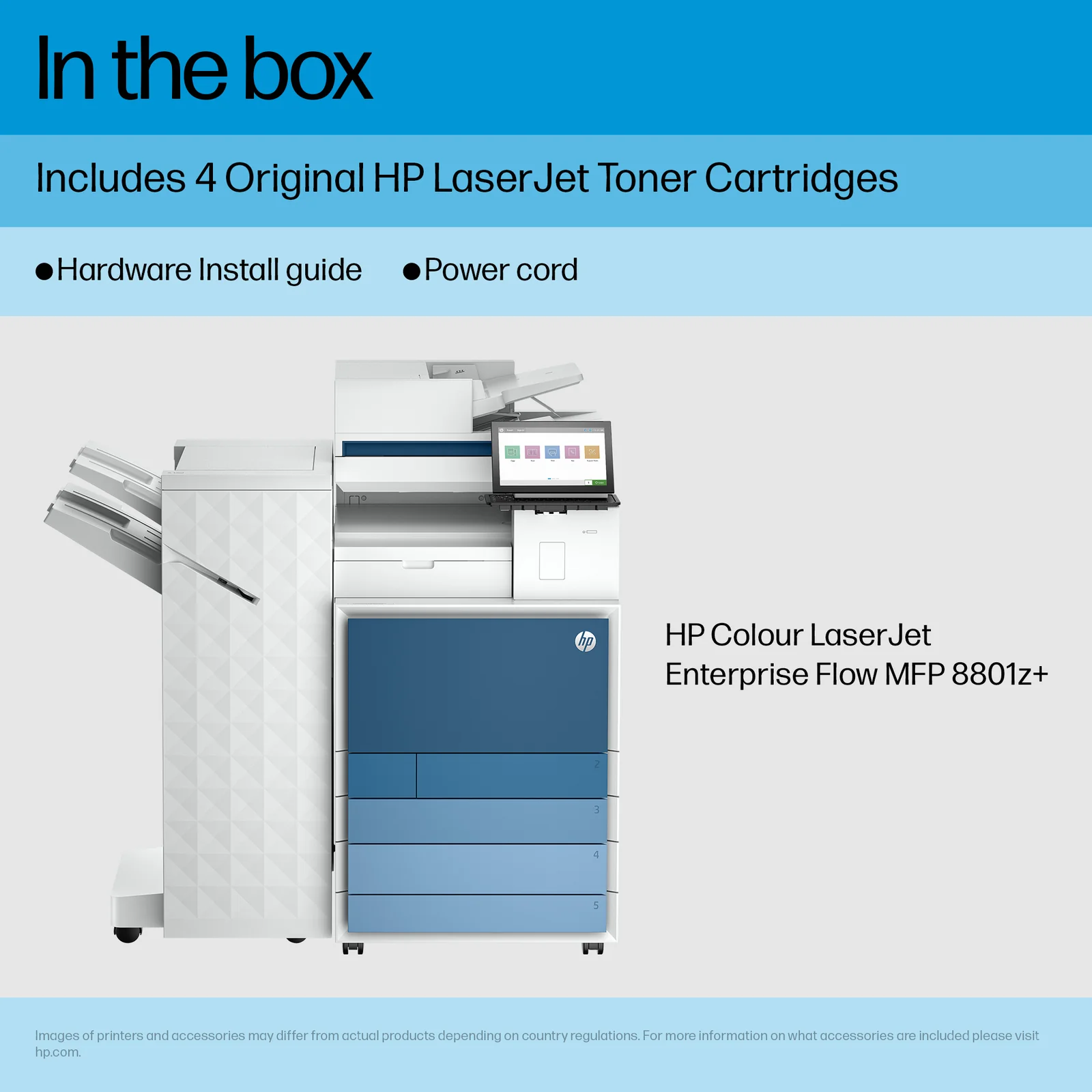 HP Clr LaserJet Ent Flw MFP8801z+ Prntr Colour Laser Printer