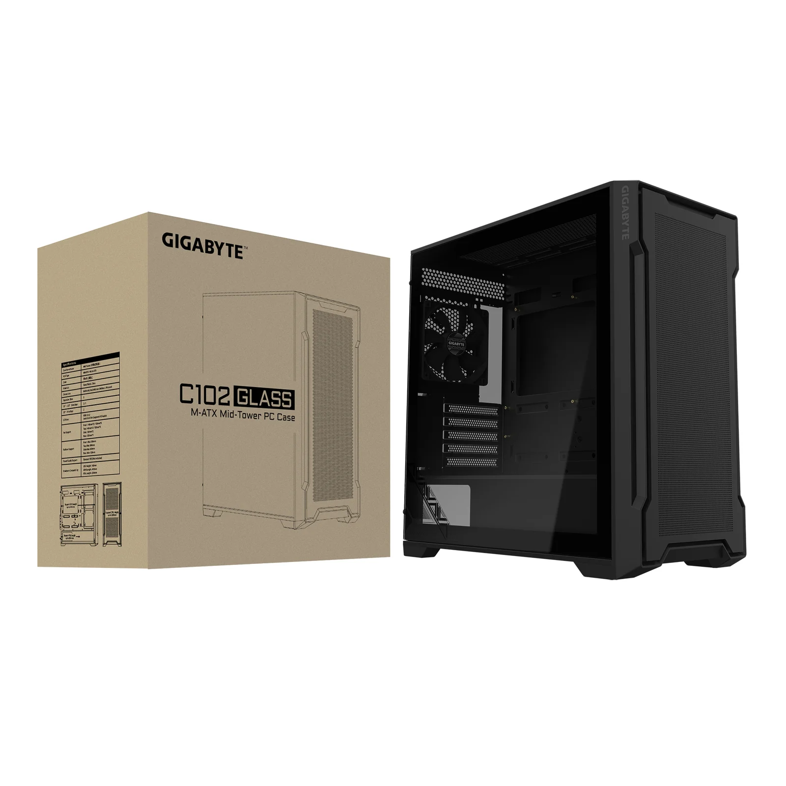 GIGABYTE C102 GLASS PC Case