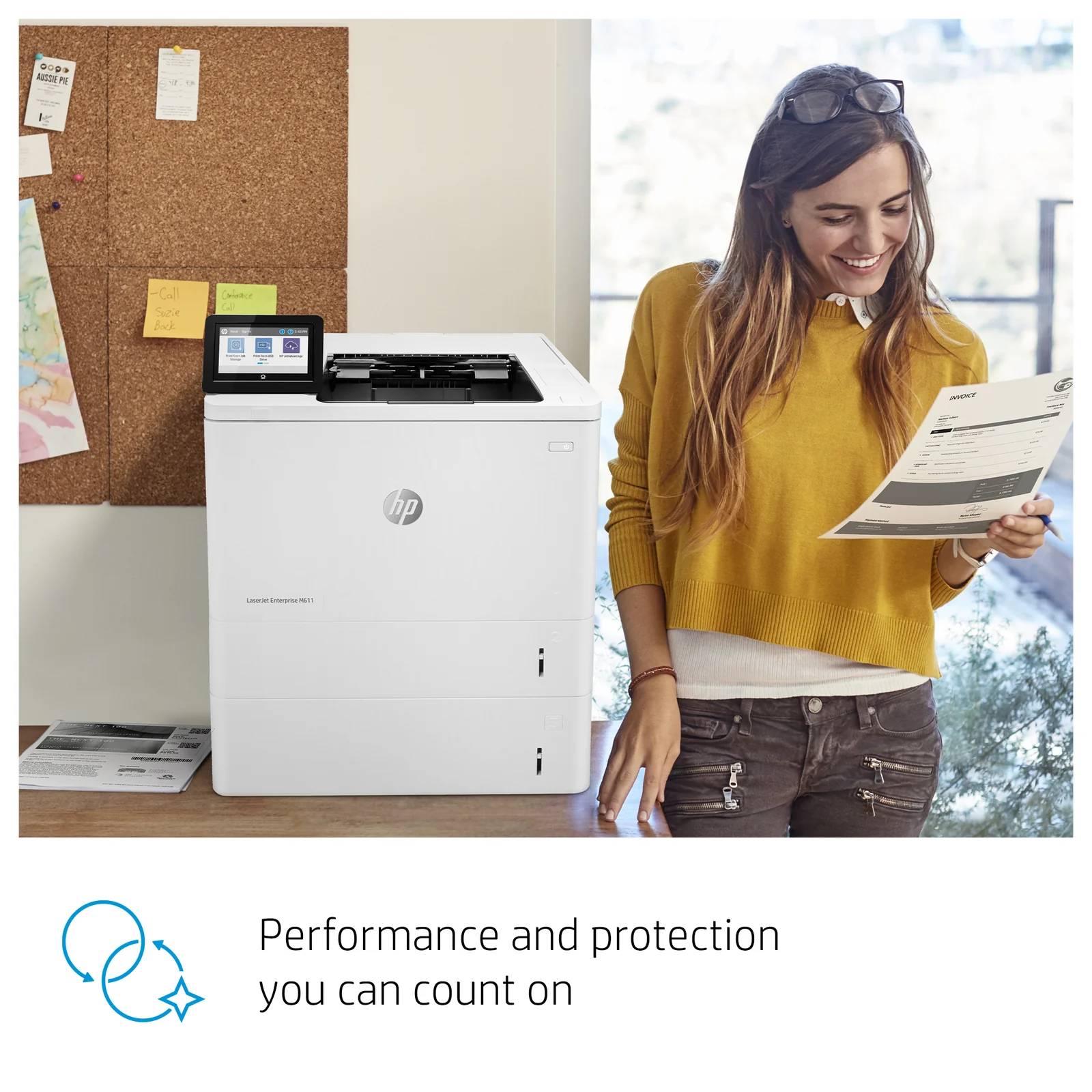 HP LaserJet Enterprise M611x Laser Printer