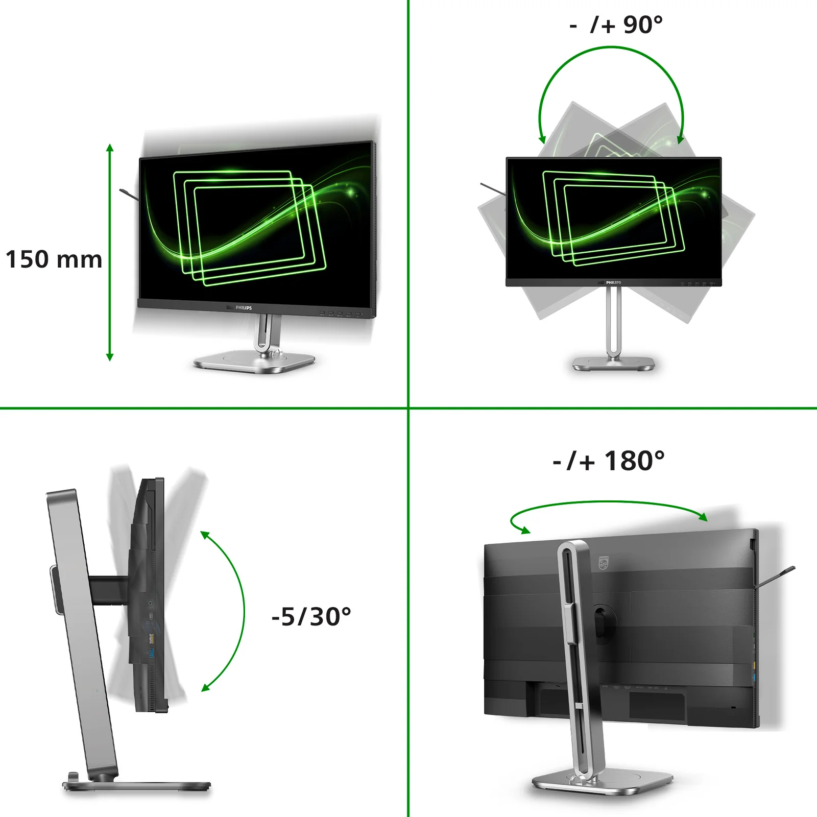 Philips 24B2G5301/00 23.8" Full HD IPS Monitor