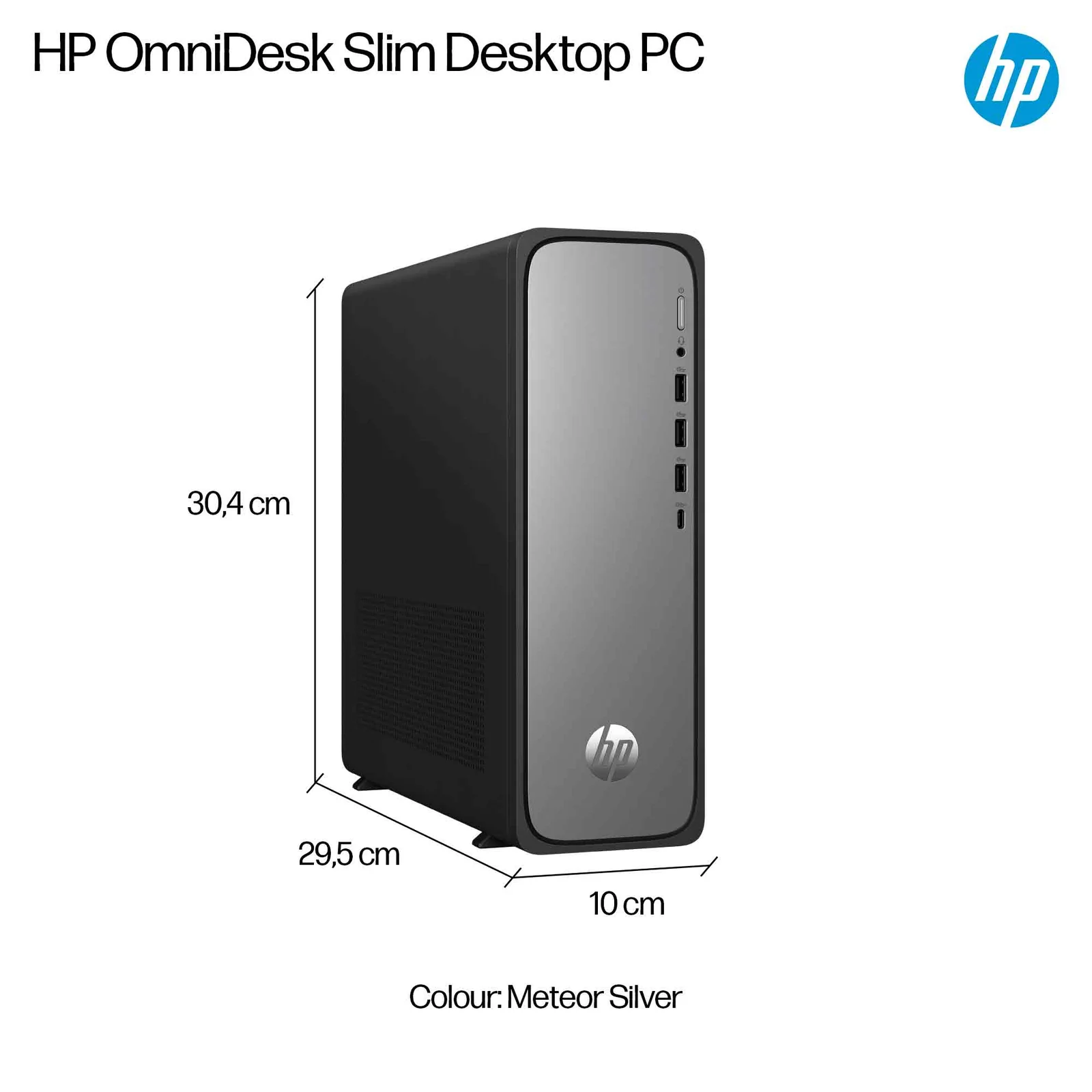 HP OmniDesk Slim S03-0023na, 8GB RAM, 256GB SSD