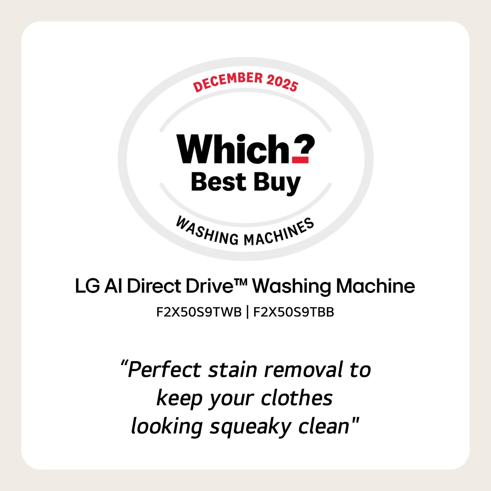 LG F2X50S9TBB 9kg 1170rpm Washing Machine