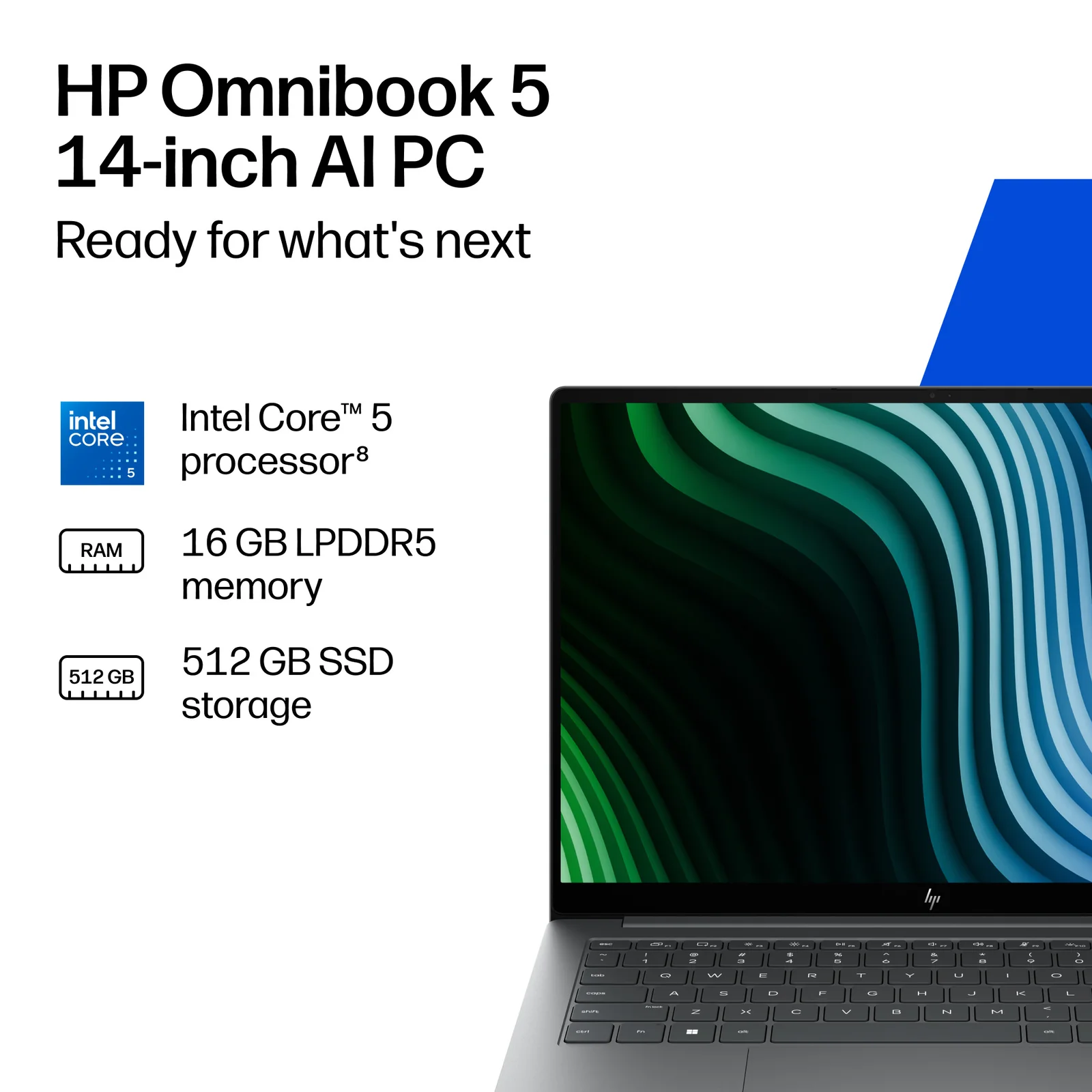 HP E7PF7EA laptop 14", 16GB RAM, 512GB SSD