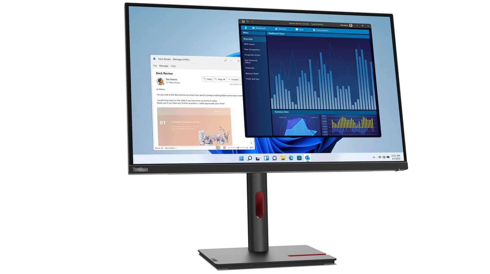 Lenovo T27p-30 27" 4K UHD IPS Monitor