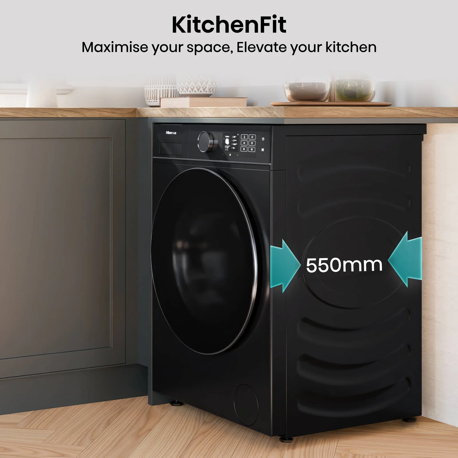 Hisense WF5I1045BBQ 10.5kg 1400rpm Washing Machine