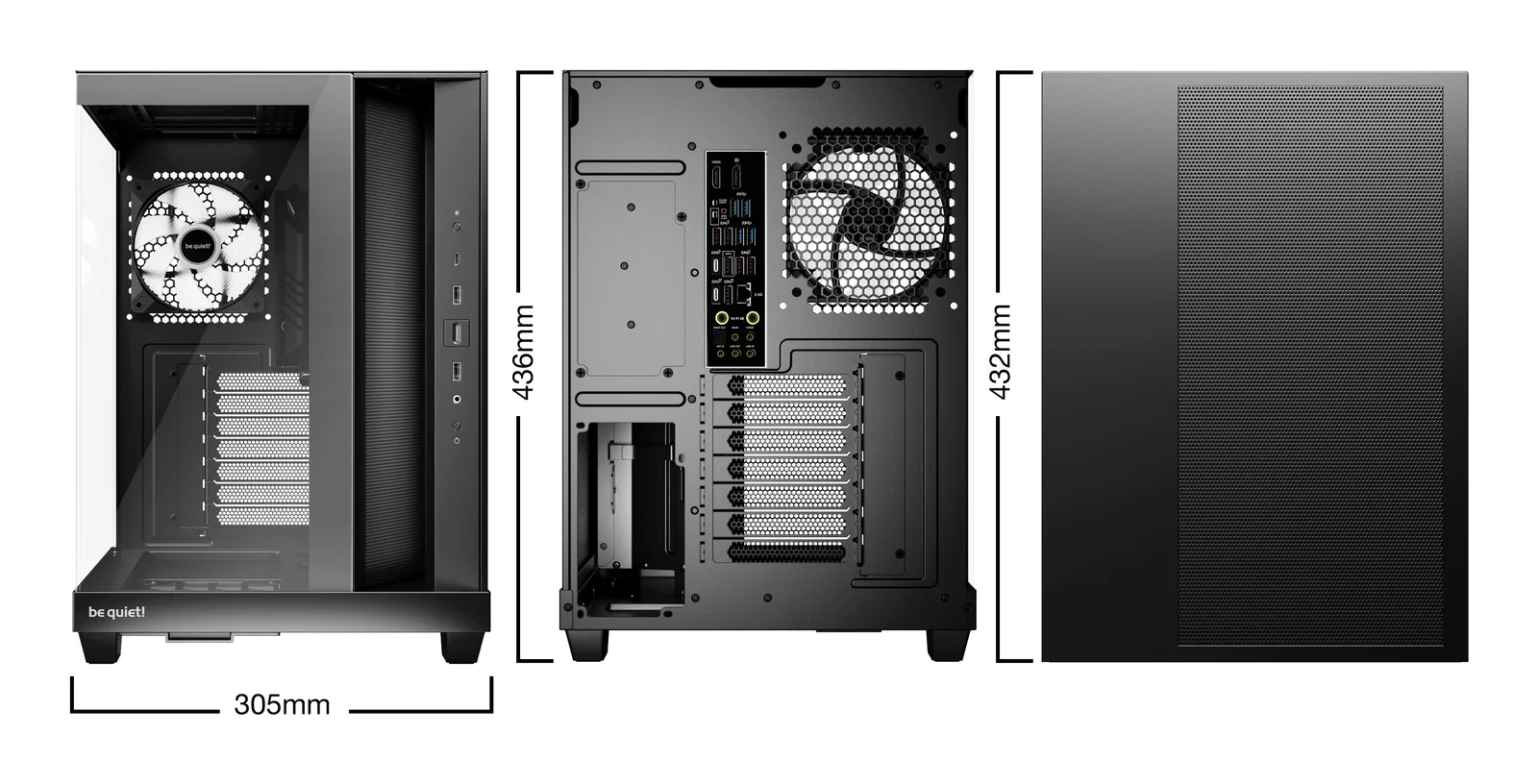 be quiet! Light Base 500 LX Black PC Case