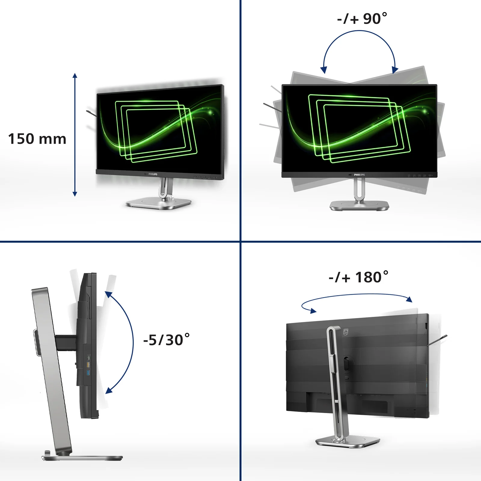 Philips 24B2G5200/00 23.8" Full HD IPS 100Hz Monitor