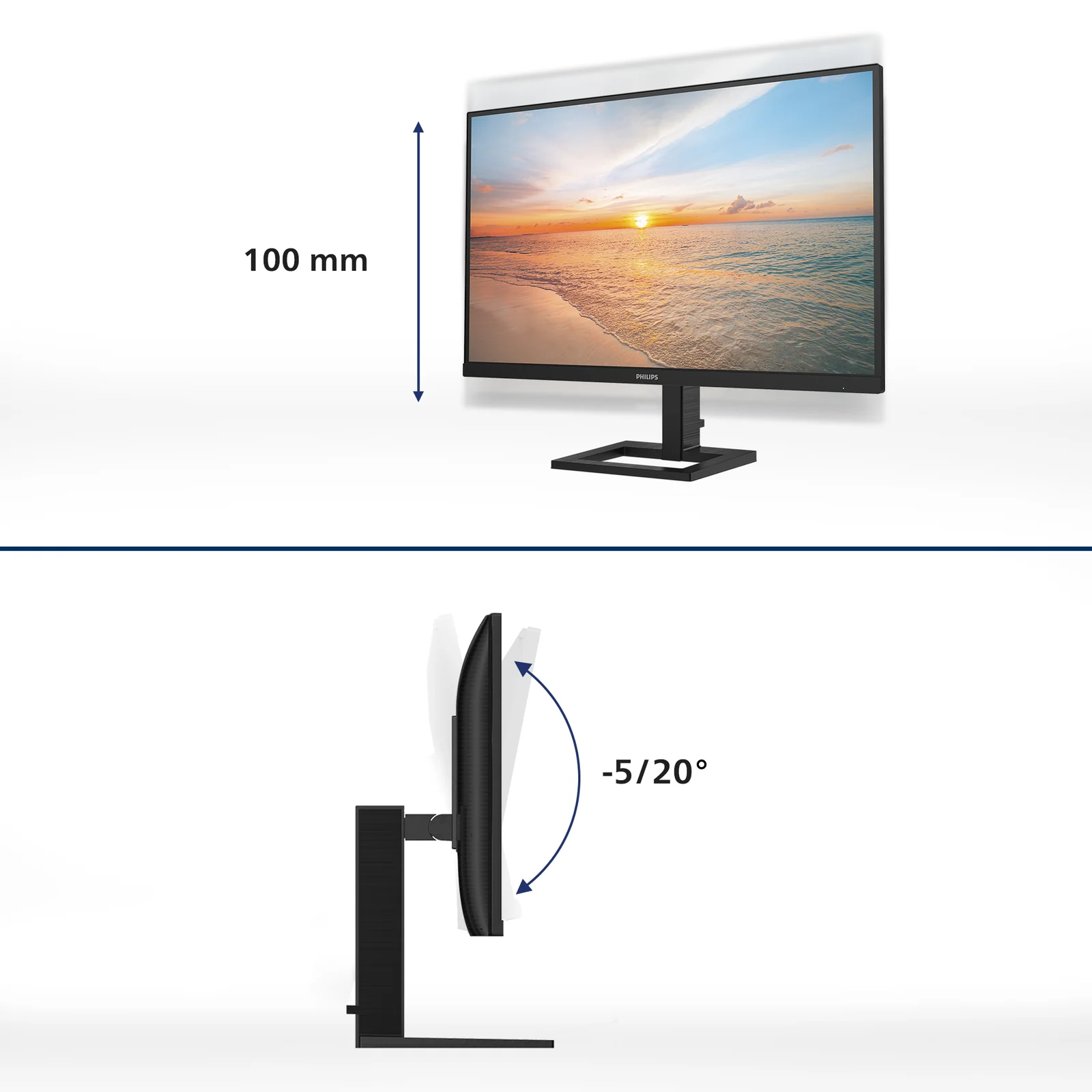 Philips 27E1N1900AE/00 27" 4K UHD IPS Monitor