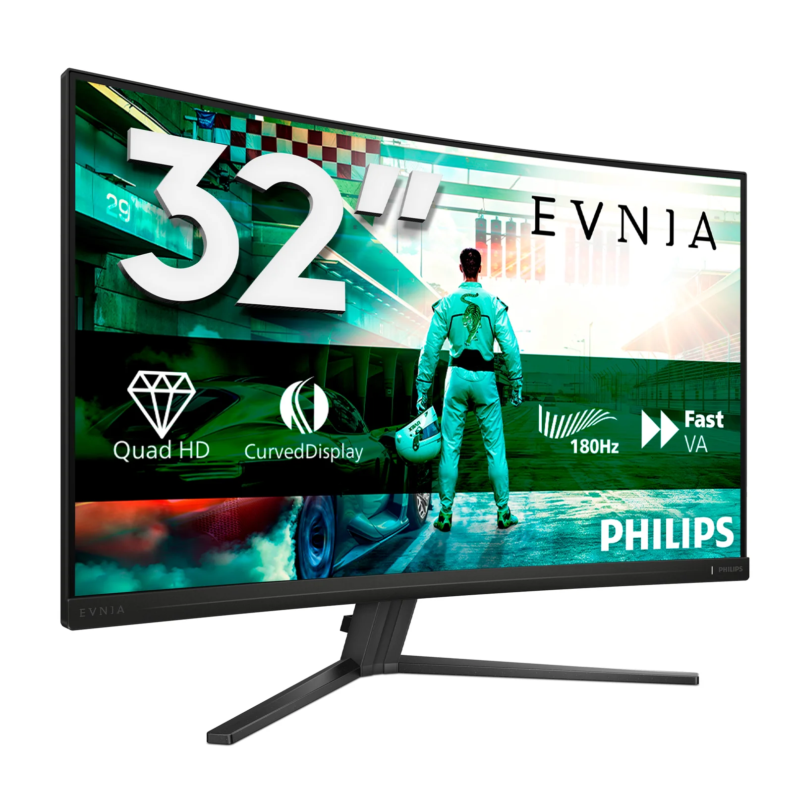 Philips 32M2C3500L/00 31.5" QHD VA 180Hz Curved Monitor