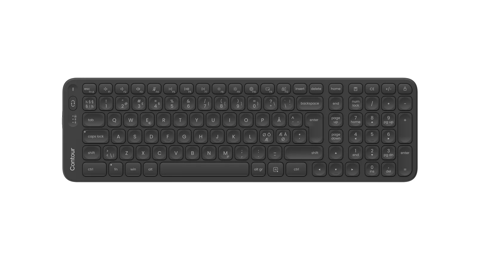 Contour Design Balance Wireless Keyboard, Nordic