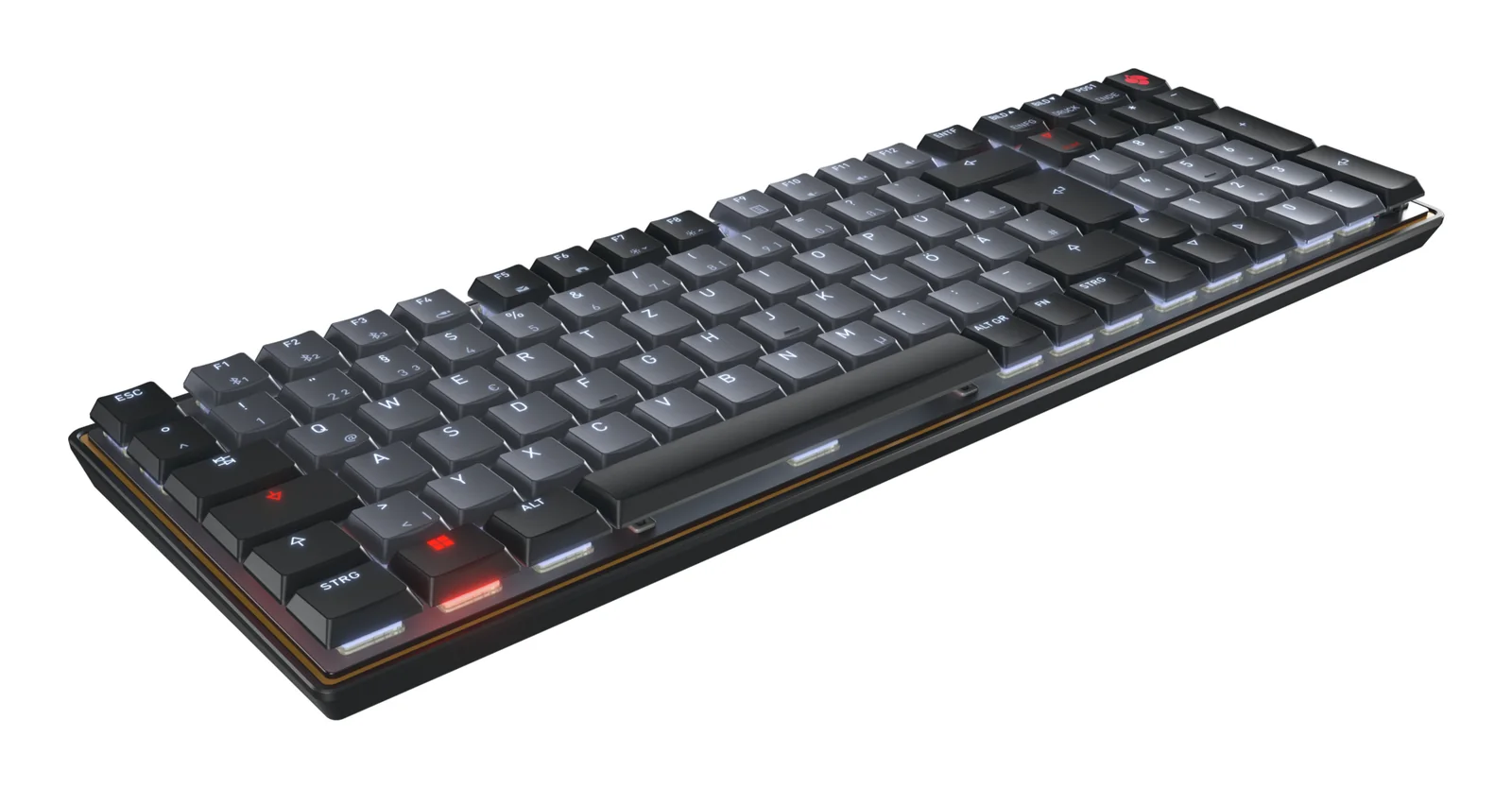 CHERRY KW 550 MX LP Keyboard Black, German