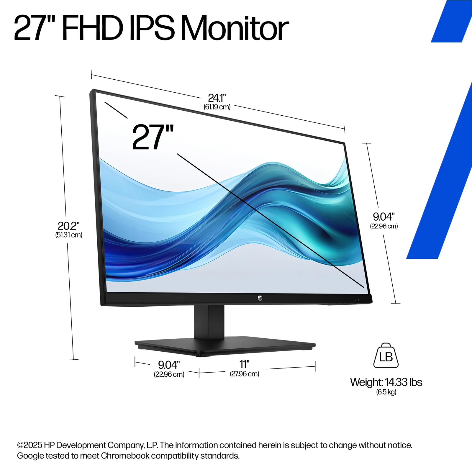 HP Series 3 327se 27" Full HD IPS 100Hz Monitor