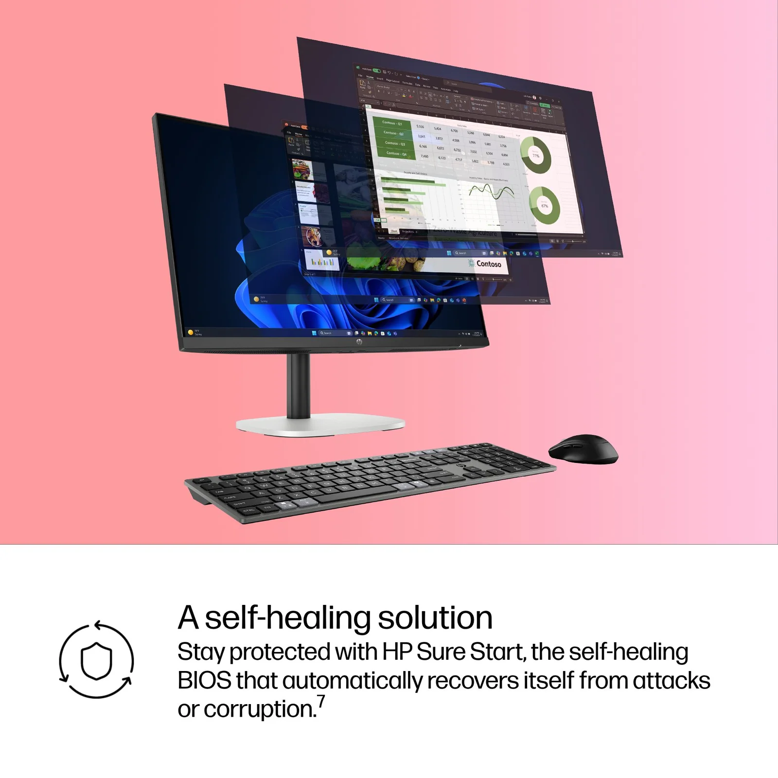 HP ProStudio 4 G1i AI 23.8" All-in-One, Intel Core Ultra 7 265T, 32GB RAM, 1TB SSD