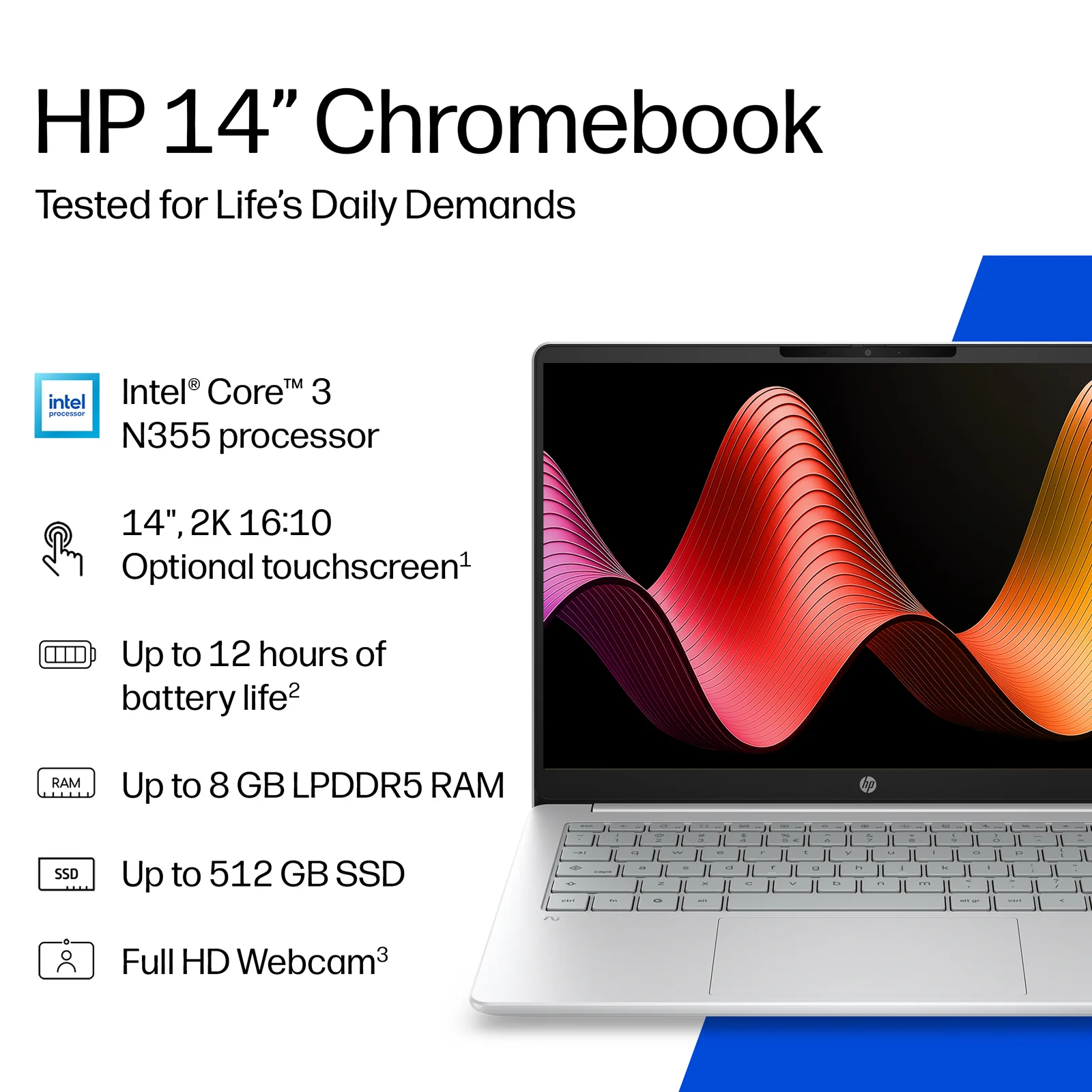 HP 14A-NK0000NAX N150 8GB 128GB CHR 14", Intel N