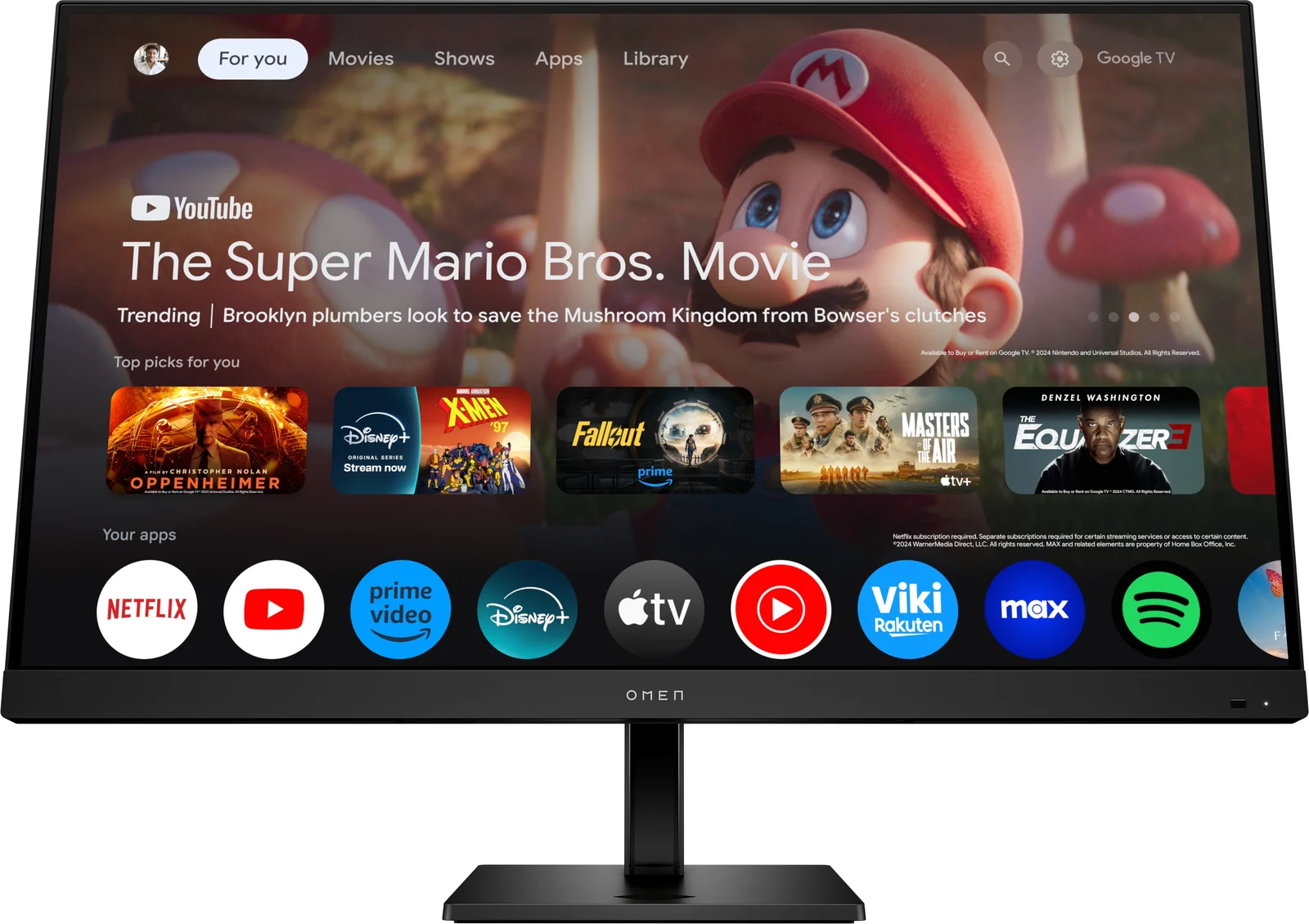 HP 32x 31.5" 4K UHD IPS 144Hz Monitor