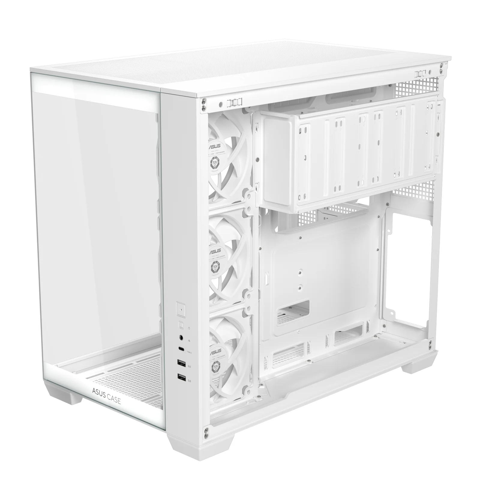 ASUS A32 Plus TG ARGB White PC Case