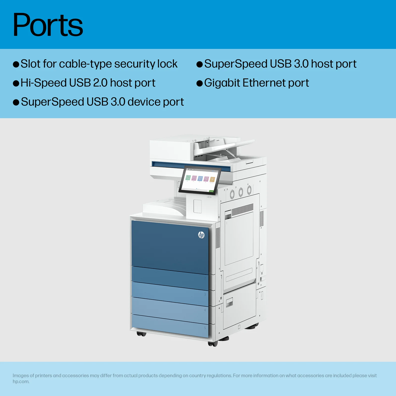 HP LaserJet Enterprise LaserJet Ent MFP 8601dn Laser Printer