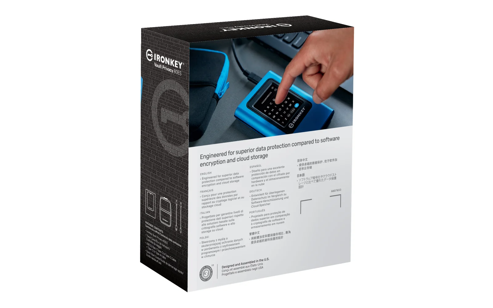 Kingston Technology IronKey Vault Privacy 80 3.84TB SSD