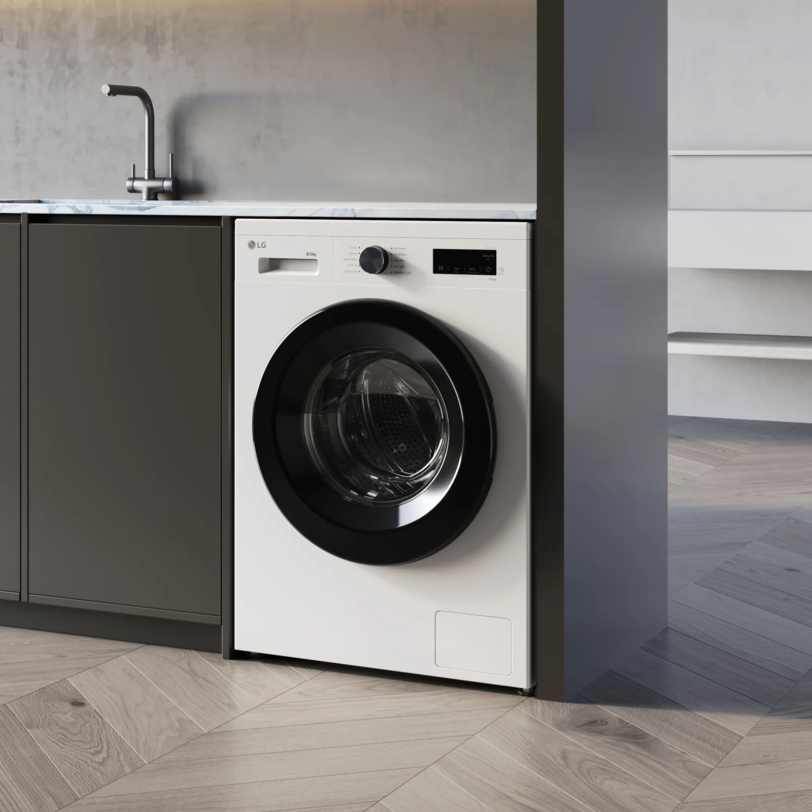 LG F4X1009NWK 9kg 1310rpm Washing Machine