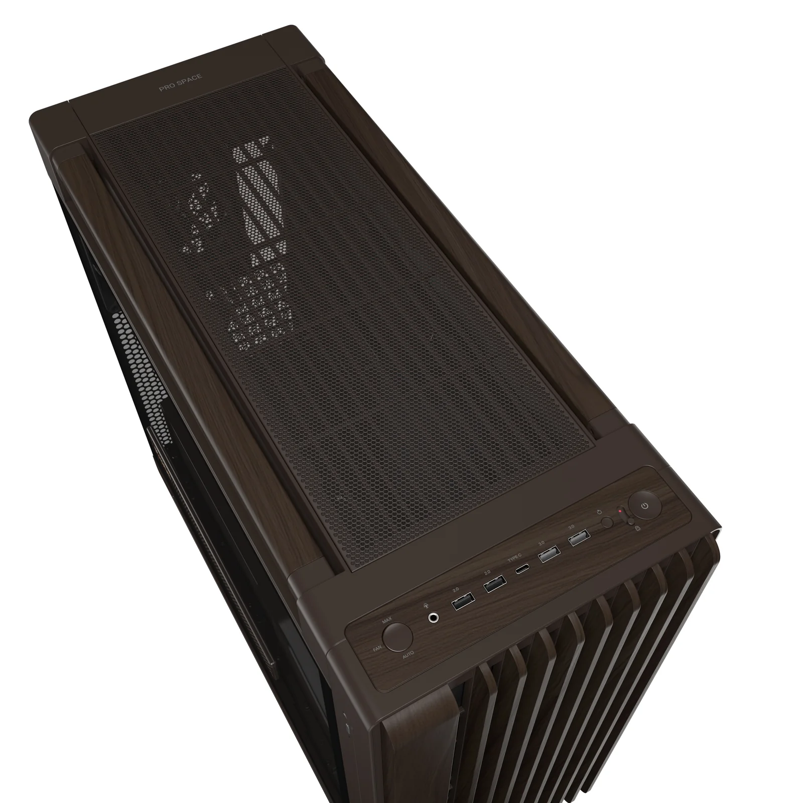ASUS ProArt PA602 Wood Edition Retro Brown Tempered Glass Panel PC Case