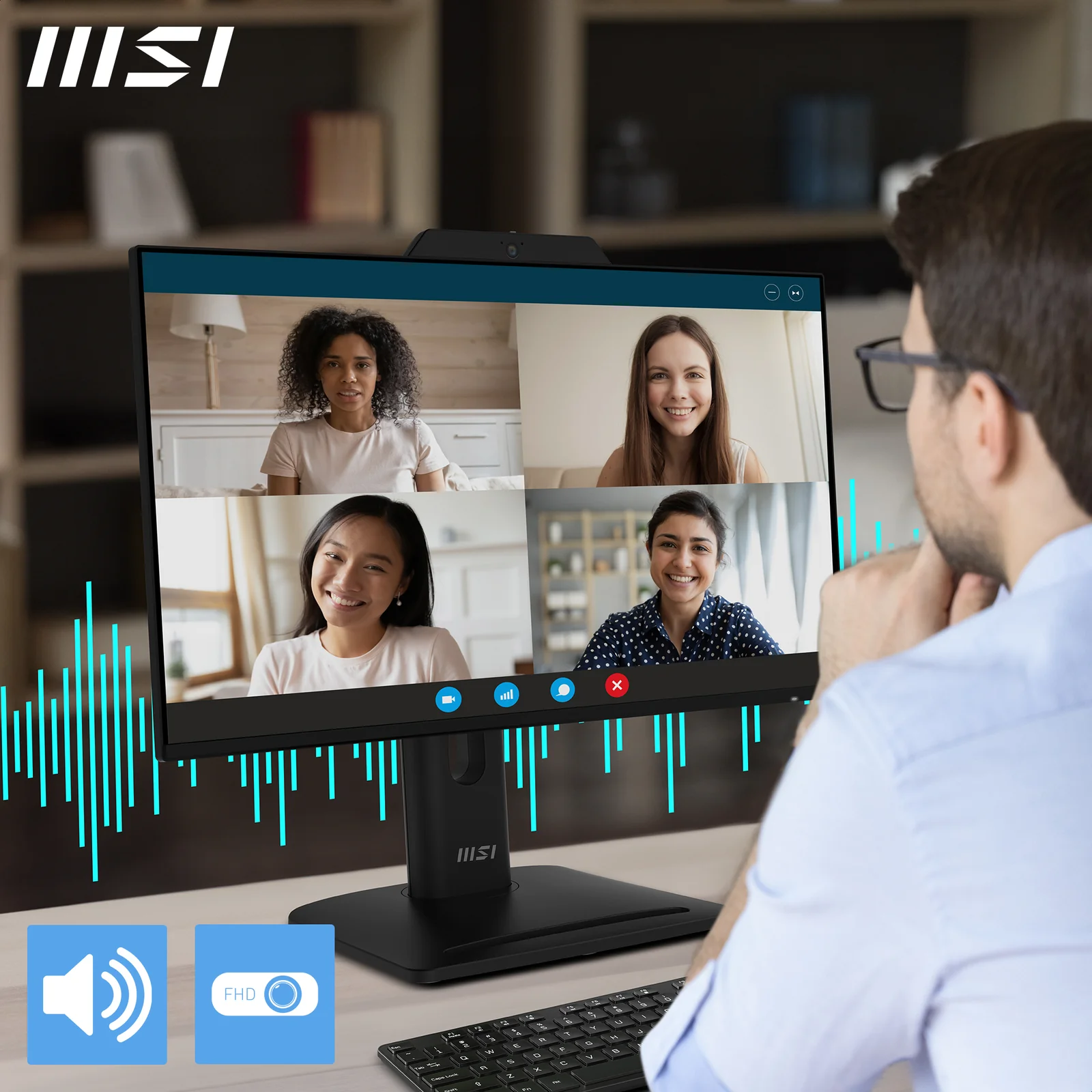 MSI Pro MP242PMGDE 23.8" Full HD IPS 120Hz Monitor