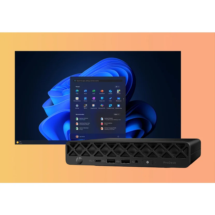 HP ProDesk 4 Mini G1i AI, Intel Core Ultra 5 235T, 16GB RAM, 256GB SSD