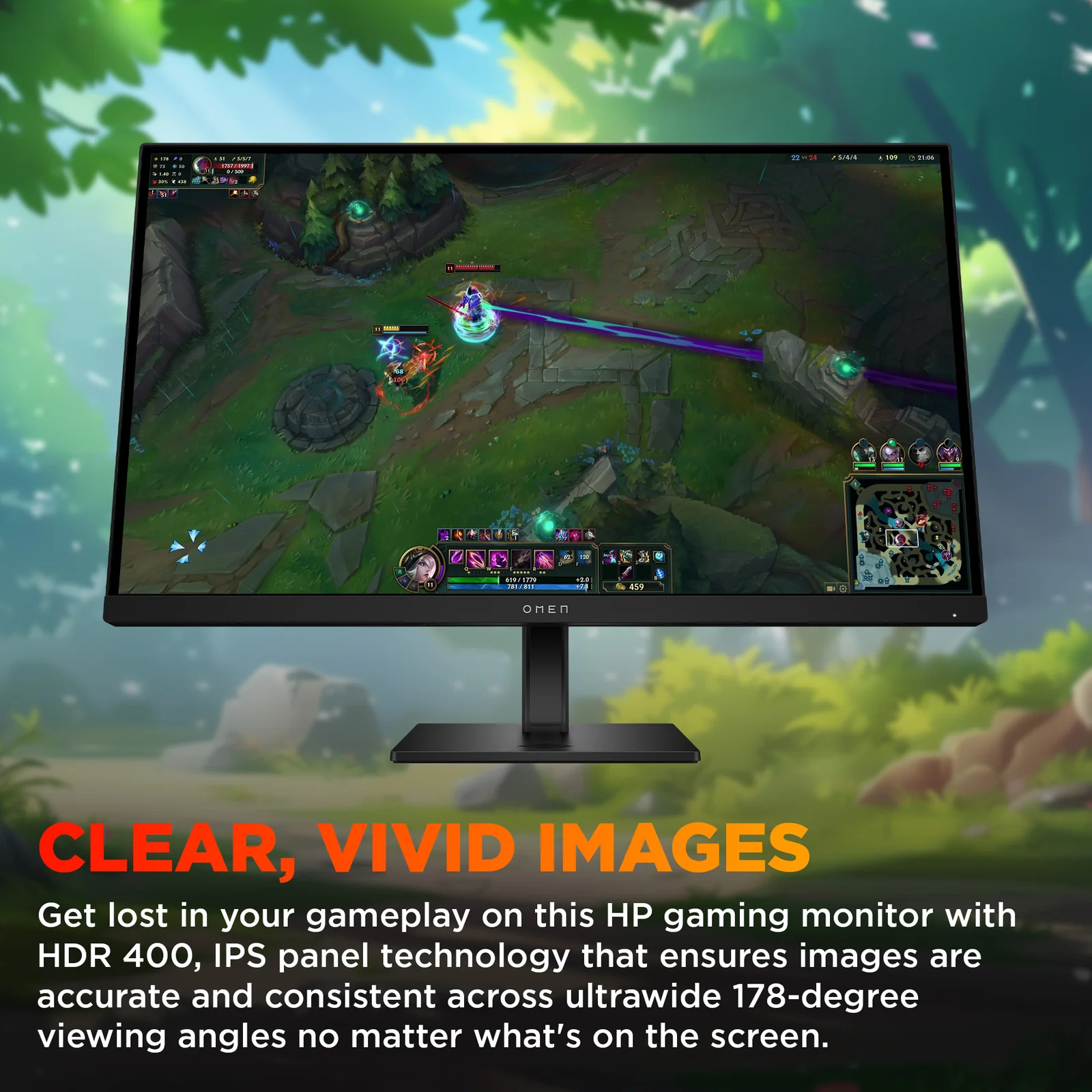 HP 180Hz 27" QHD IPS 180Hz Monitor