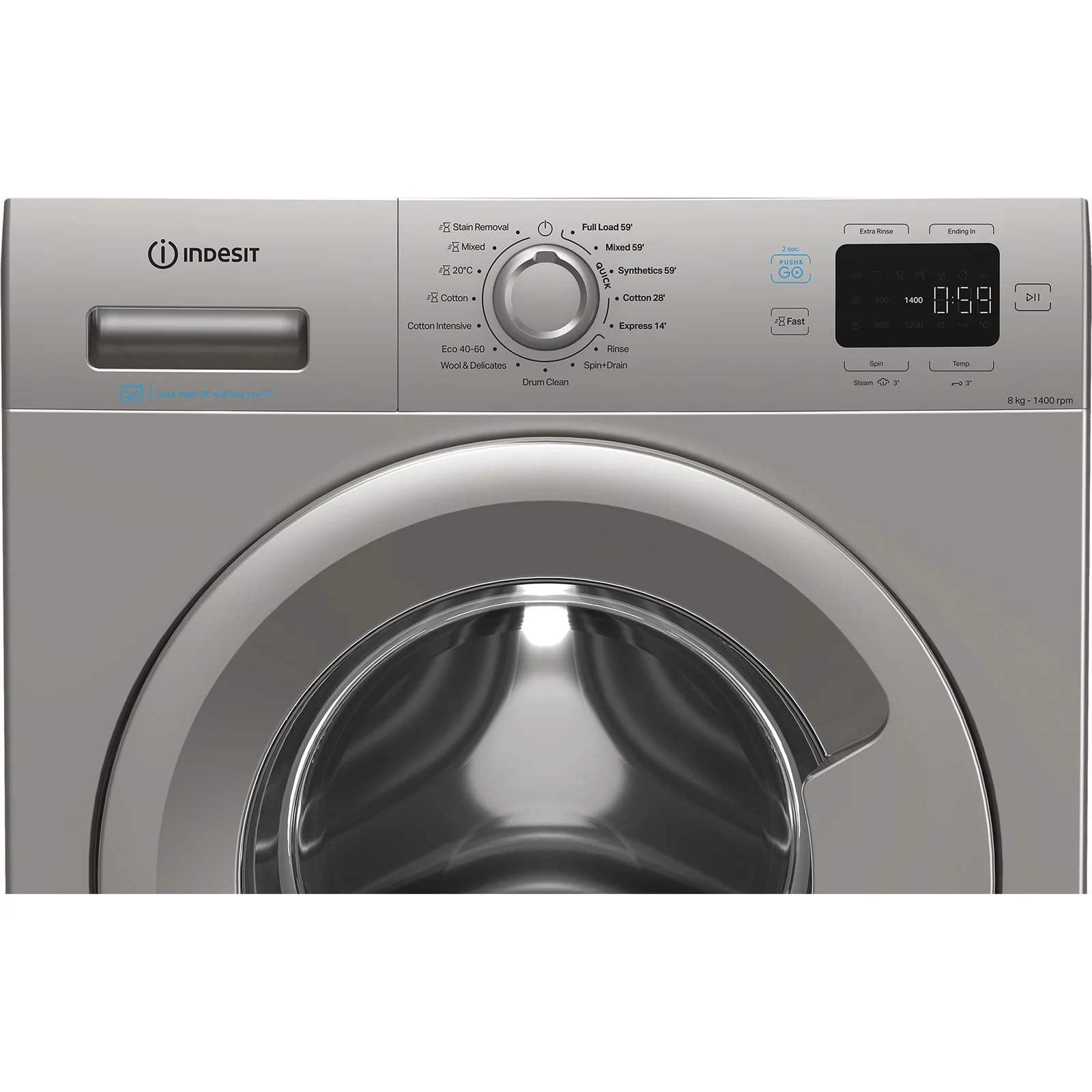Indesit IP 846S PUSH&GO UK 8kg 1351rpm Washing Machine