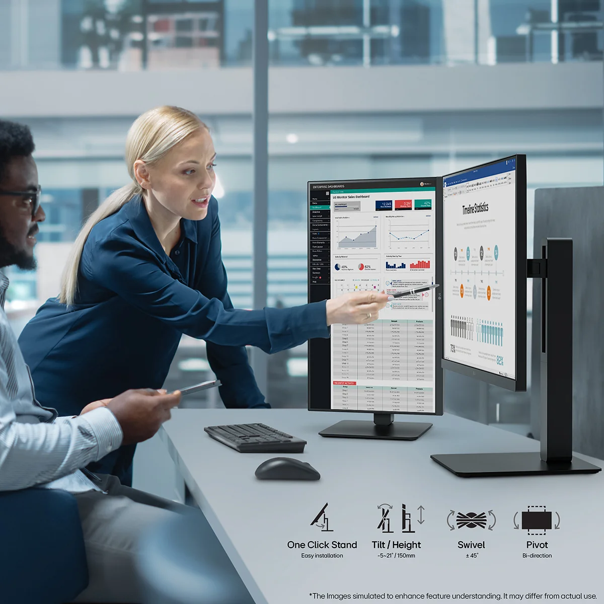 LG 27BA850-B.AEK 27" Full HD IPS 100Hz Monitor