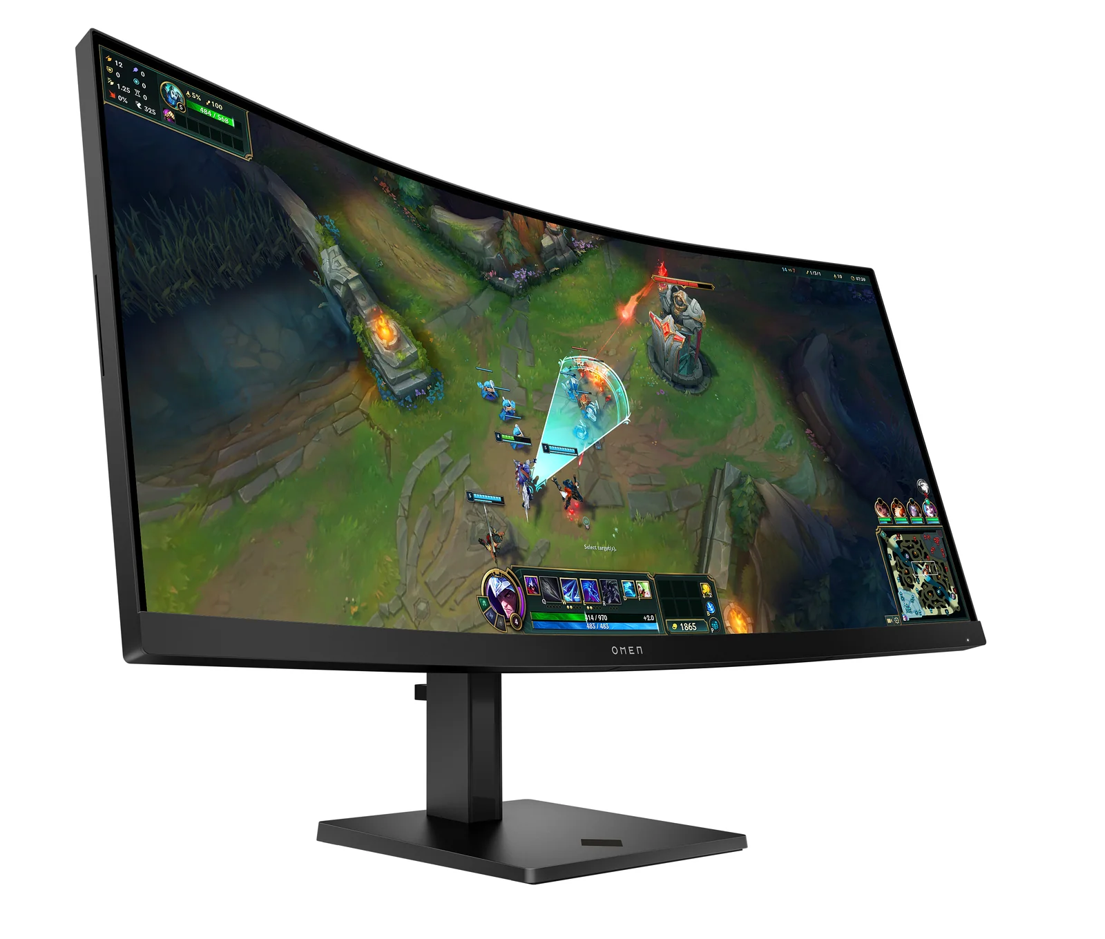 HP 180Hz 34" UWQHD VA 180Hz Curved Monitor