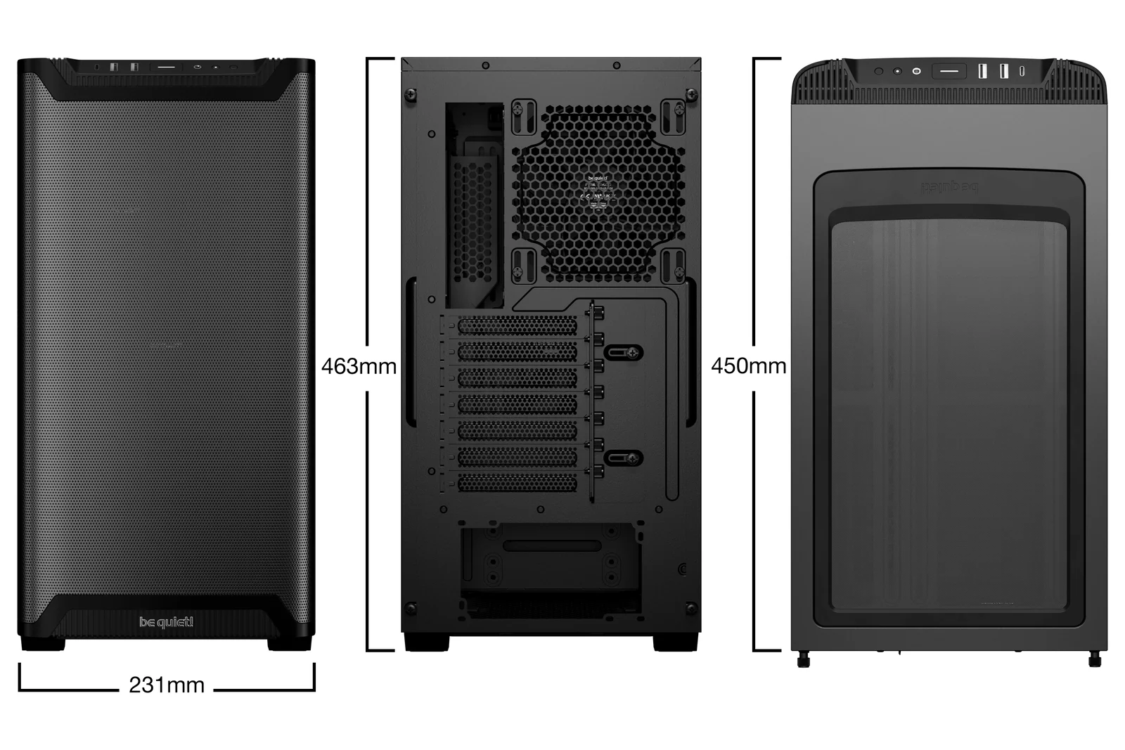 be quiet! PURE BASE 501 Airflow Window Black PC Case