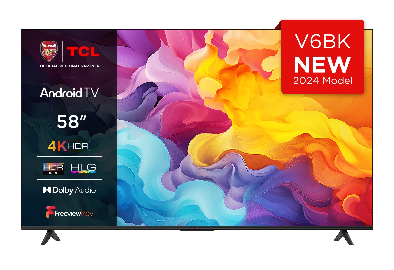 TCL 58V6BK 58" 4K Smart TV