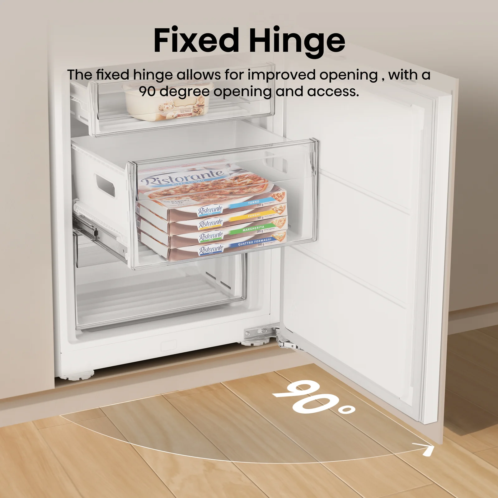 Hisense RB5B280SSWC 284L Integrated Fridge Freezer