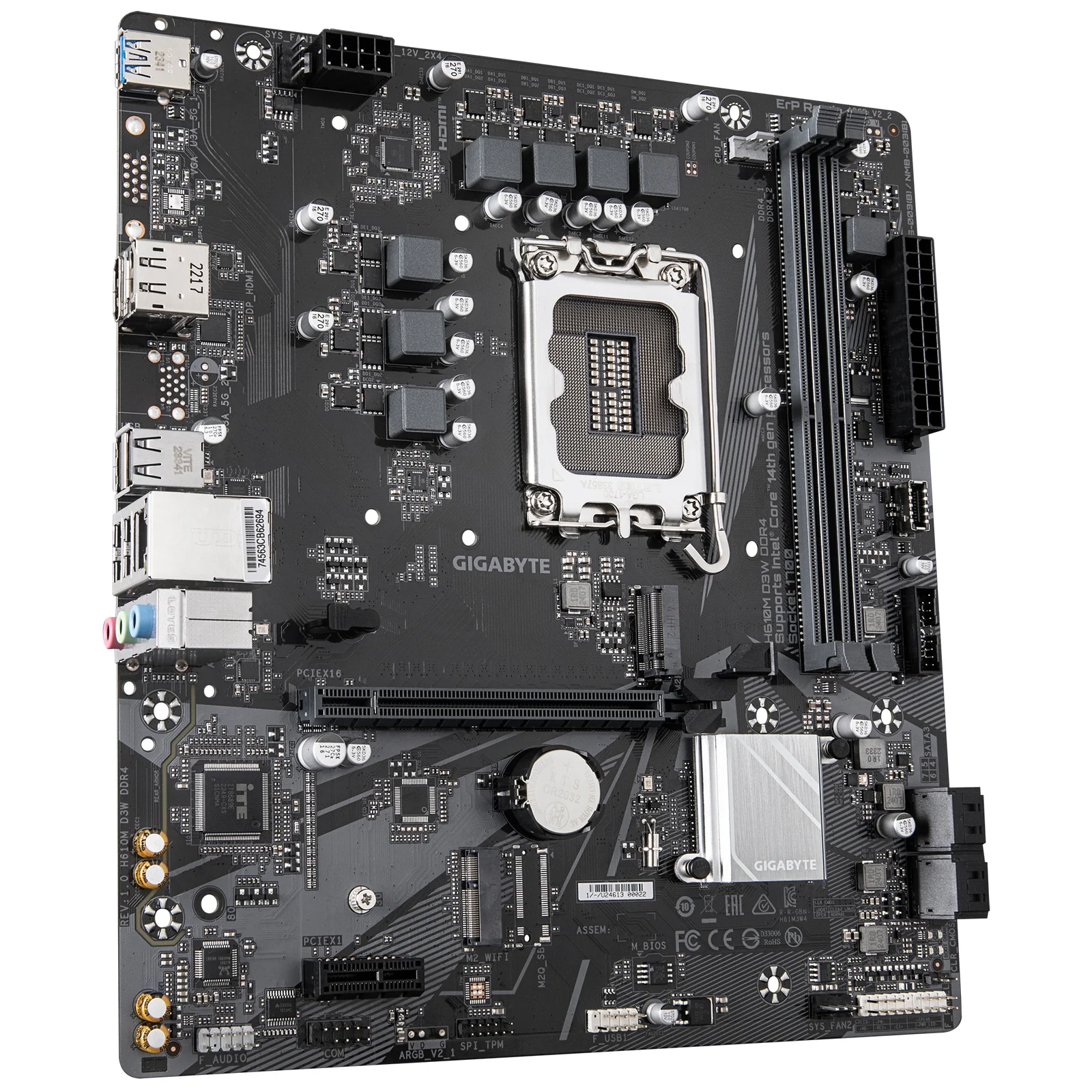 GIGABYTE H610M D3W DDR4