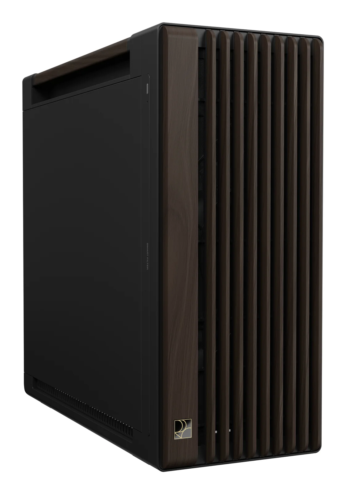 ASUS ProArt PA602 Wood Edition Modern Black Metal Panel PC Case