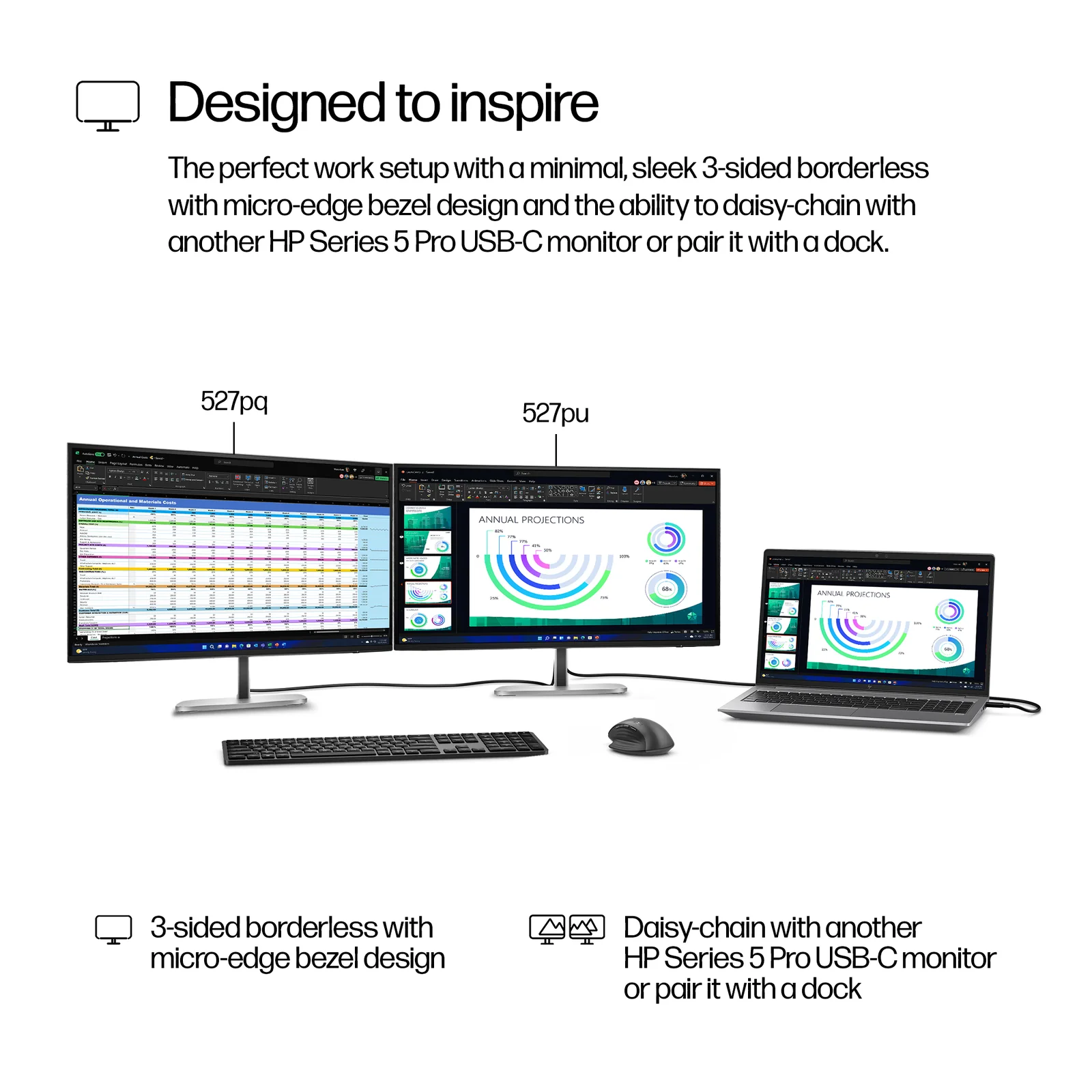 HP Series 5 Pro 27" QHD IPS 100Hz Monitor