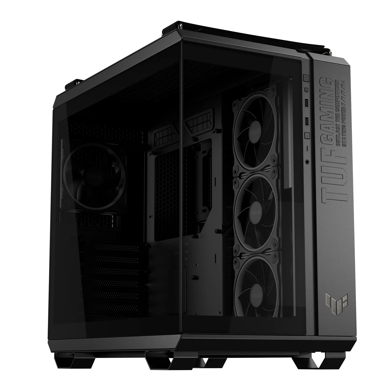 ASUS TUF GAMING GT502 Horizon TG ARGB Black PC Case